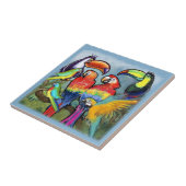 Carreau Oiseaux tropicaux (Côté)