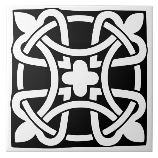 Carreau Old Time Classic Black and White Traditional (Devant)