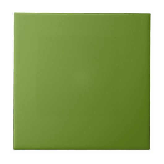 Carreau Olive Drab couleur solide | Classique | Élégant (Devant)