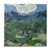 Carreau Olive Trees par Van Gogh (Devant)