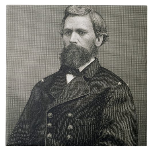 Carreau Oliver Otis Howard (1830-1909), gravé par Robert (Devant)