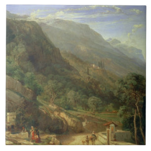 Carreau Oliveraies chez Varenna, lac Como, Italie, 1861 (o