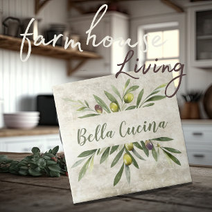 Carreau Olivier rustique & Branches Bella Cucina