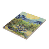 Carreau Oliviers avec Alpilles par Vincent van Gogh (Côté)