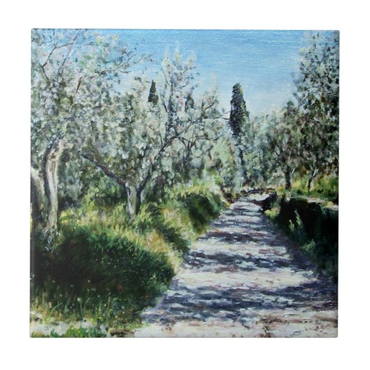 CARREAU OLIVIERS EN TOSCANE (Devant)