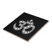Carreau Om Symbole with "Diamond" Stones (Côté)