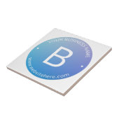 Carreau Ombre de fond bleu et violet avec texte modifiable (Côté)