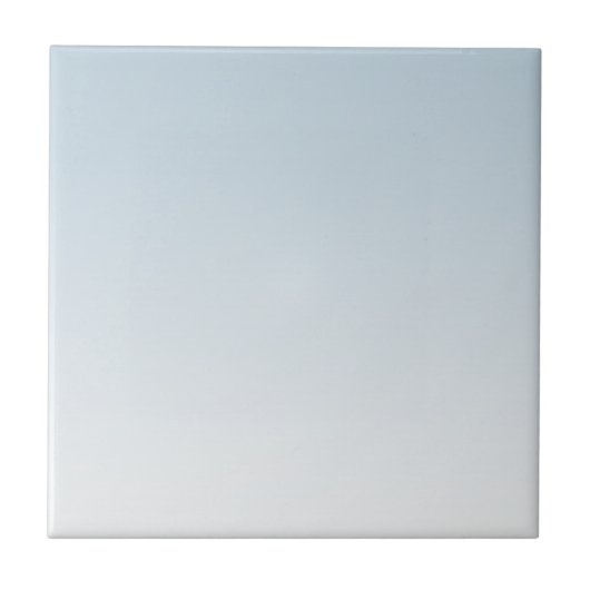 Carreau Ombre Gradient Dusty Bleu Simple Plaque (Devant)