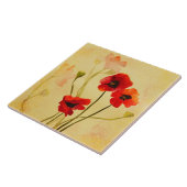 Carreau Ombres de pavot Mosaïque Unsigned Shower Accents & (Côté)