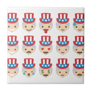 Carreau oncle sam emoji