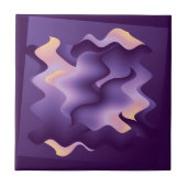 Carreau Ondes violettes (Devant)