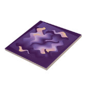 Carreau Ondes violettes (Côté)