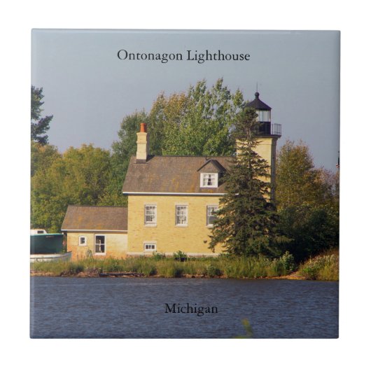 Carreau Ontonagon Lighthouse 2023 tuile (Devant)