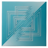 Carreau Opal Turquoise blanc (Devant)