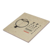 Carreau Ophthalmologue vintage (Côté)