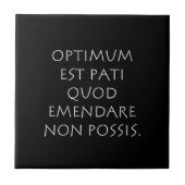 Carreau Optimum est kinsella quod emendare non possible (Devant)