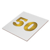 Carreau Or 50e (Côté)