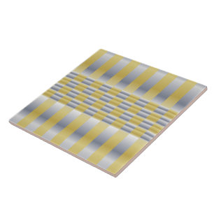 Carreau Or et argent (Checkers et Stripes)