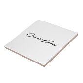 Carreau Ora et Labora (Côté)