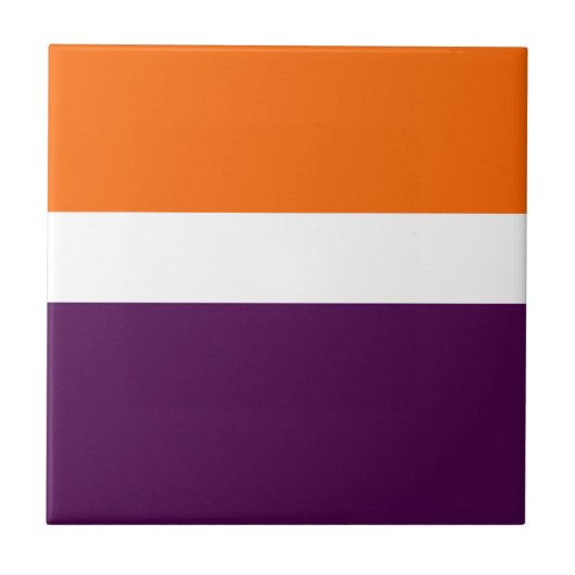 Carreau Orange blanc violet couleur pâle Conception des bl (Devant)
