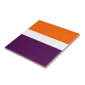 Carreau Orange blanc violet couleur pâle Conception des bl (Côté)