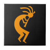 Carreau Orange de Kokopelli (Devant)