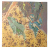 Carreau Orange Hibiscus Partie 12 de 12 Carrelage en céram (Devant)