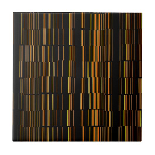 Carreau Orange Moderne Très Cool (Devant)