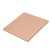 Carreau Orange Pink Stripes Pattern Minimal Modern (Côté)