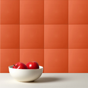 Carreau Orange sorbus solide