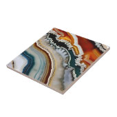 Carreau Orange Terracotta Blanc Black Blue Agate Géode (Côté)