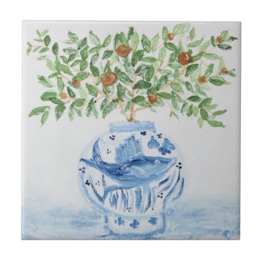 Carreau Orange Tree Topio Ginger Jars Jar Art (Devant)