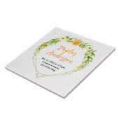 Carreau Oranges and Foliage Baby Birth Stats (Côté)