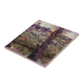 Carreau Orchard à Blossom, Arles par Vincent van Gogh (Côté)