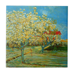 Carreau Orchard à Blossom par Vincent van Gogh