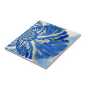 Carreau Orchidée aquarelle peinture, Nuages Mandala (Côté)