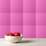 Carreau Orchidée uni couleur solide rose vif<br><div class="desc">Conception rose vif orchidée uni couleur uni.</div>