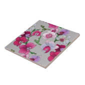 Carreau Orchidées Roses En Fleur (Côté)