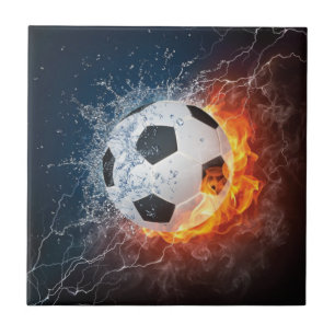 Carreau Oreiller en forme de ballon de football/football e