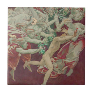 Carreau Oreste et les Furies par John Singer Sargent