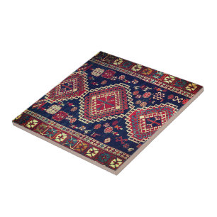 Carreau Oriental Antique Kilim Rug