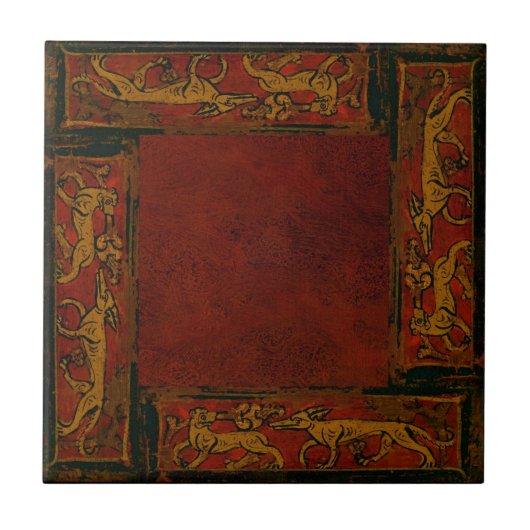 Carreau Original antique quatre de conceptions de quatre (Devant)