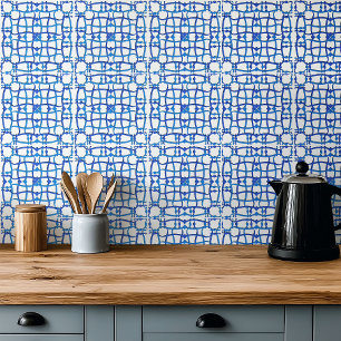 Carreau Ornement de villa italienne en carrelage bleu