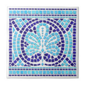 Carreau Ornement en mosaïque grecque (Devant)