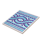 Carreau Ornement en mosaïque grecque (Côté)