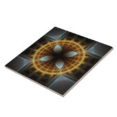 Carreau Ornement fractal rond de fée (Côté)