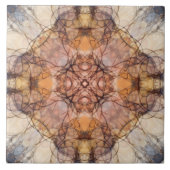 Carreau Ornement, luxe, élégant, motif, vignes, lignes (Devant)