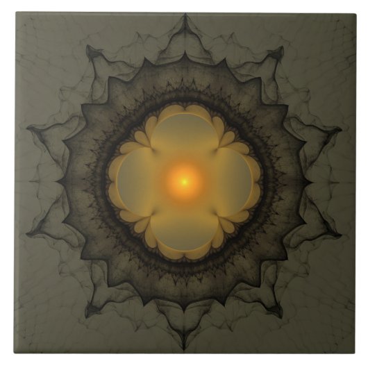 Carreau Ornement mystique lumineux (Devant)