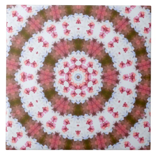 Carreau Ornement rond, mandala (Devant)
