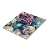 Carreau Ornements de Noël anciens (Côté)